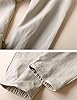 IXIMO Women's Tapered Pants 100% Linen Drawstring ... #3
