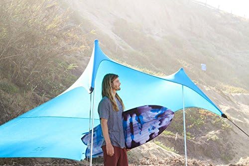 Neso Tents Grande Beach Tent, 7ft Tall, 9 x 9ft, Reinforced Corners and Cooler Pocket(Teal)