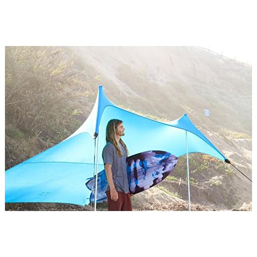 Neso Tienda Tents Grande Beach, 2,1 m (7 pies) de Altura, 2,7 m (9 pies) x 2,7 m (9 pies), Esquinas reforzadas y un Bolsillo más frío(Teal)