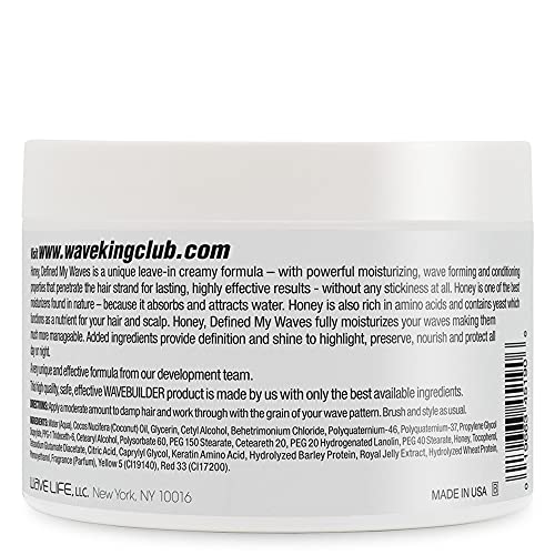Wave King X Wavebuilder Honey, Defined My Waves Moisture Rich Wave Defining Treatment Conditioner #TOP1