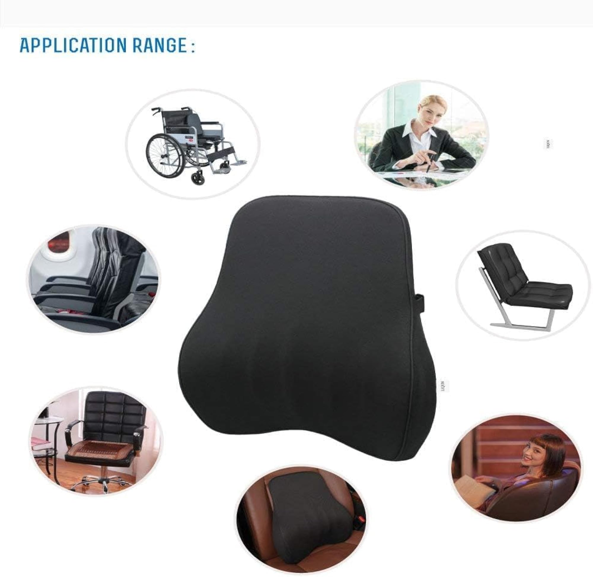 Memory Foam Lumbar Support Cushion for Office Chair