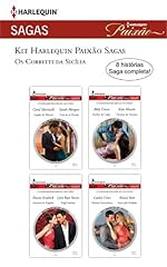 Capa de Kit Os Corretti da Sicília: Harlequin Paixão Sagas