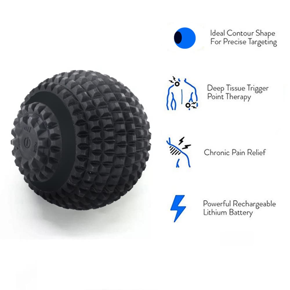 Fitness Usb Elektryczny Wałek Do Masażu Jogi Piłka Wibracje Orzech Ziemny Trening Piłka Powięzi Masażer Do Stóp Rozluźnienie Mięśni