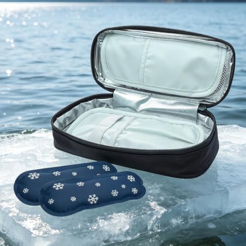 Refrigerante para móvil térmico y portátil con dos bloques de hielo 2