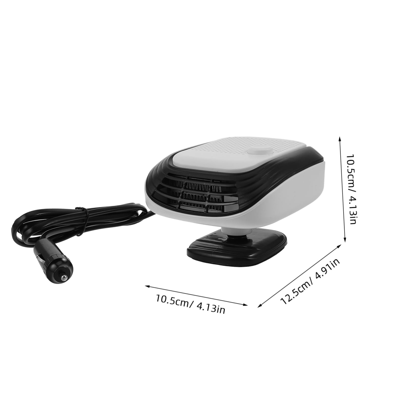Gatuida 360grado Calentador de Coche de Calefactor Portátil para Coche Descongelador y Desempañador de Parabrisas Calefactor para Automóvil y Camión Rápido Invierno