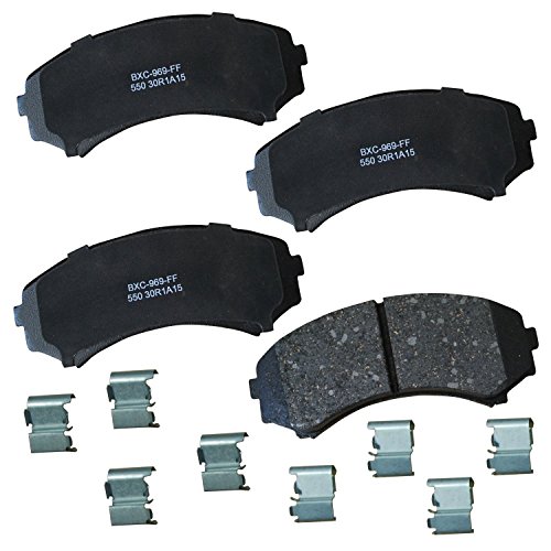 Image of Bendix Premium SBC550 Ceramic Front Brake Pads for Mazda MPV 1993-1992, Mitsubishi Endeavor 2009, Grandis 2009, Montero 2009