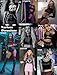 Avidlove Fishnet Top Crewneck Mesh Top Women See Through Shirt Goth Emo Shirt Black S