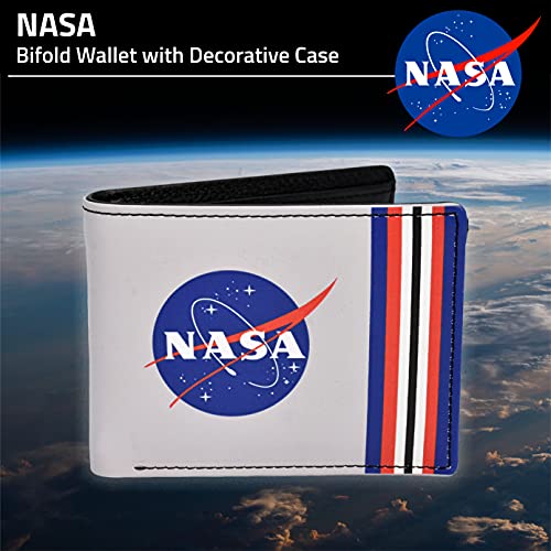 NASA Bifold Wallet in a Decorative Tin Case, Multi2
