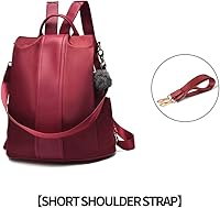 Vista 18 de Mochila impermeable liviana de nailon antirrobo para mujer, Caqui, M