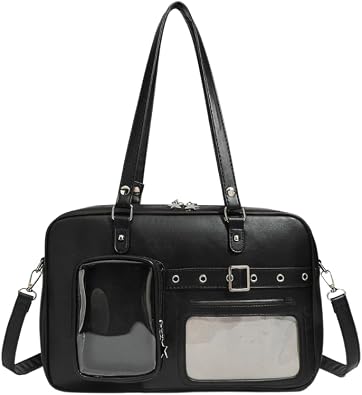 Cute Ita Bag Shoulder Purse, Y2k Kawaii Itabag Tote Bag Harajuku Removable Crossbody Strap JK Lolita Handbag Purse