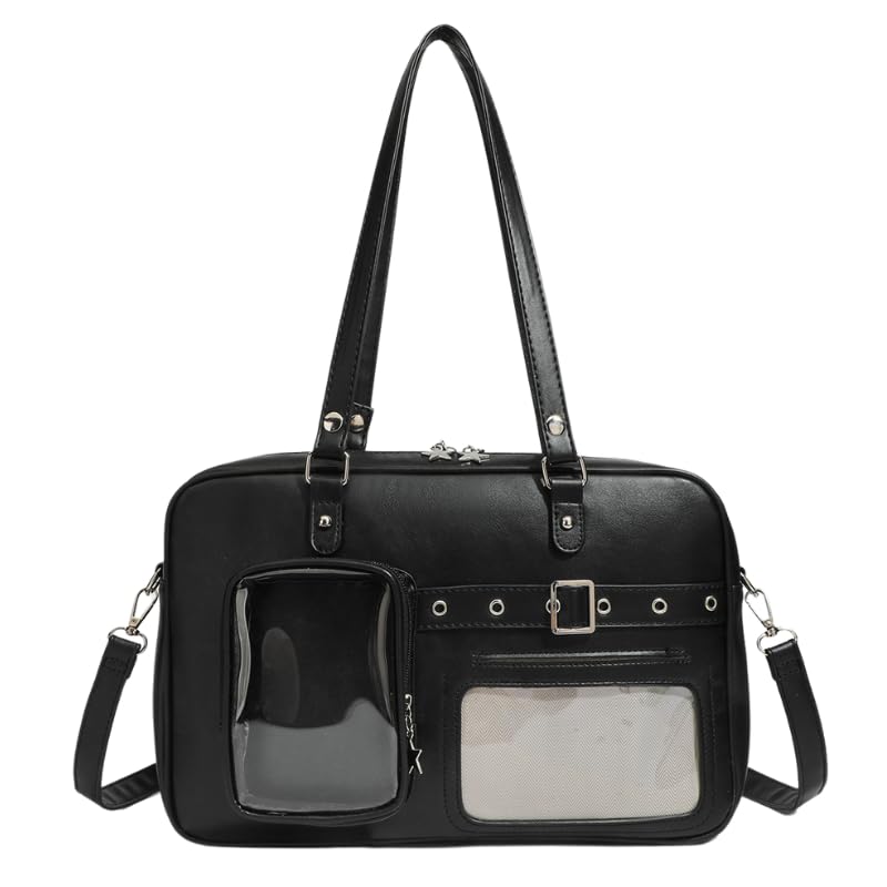 Cute Ita Bag Shoulder Purse, Y2k Kawaii Itabag Tote Bag Harajuku Removable Crossbody Strap JK Lolita Handbag Purse