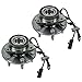 TRQ 2 Piece Front Wheel Bearing & Hub Assembly Set 4WD Compatible with 2002-2006 Cadillac Escalade 2003-2006 ESV EXT Chevrolet Avalanche 1500 2003-2014 Express 2003-2005