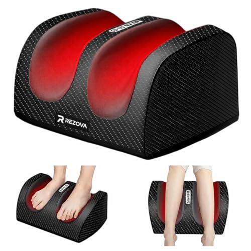 Image of Electric Foot & Calf Massager with Heat Therapy - Deep Tissue Relaxation Machine for Tired Muscles | Pain Relief & Blood Circulation Boost