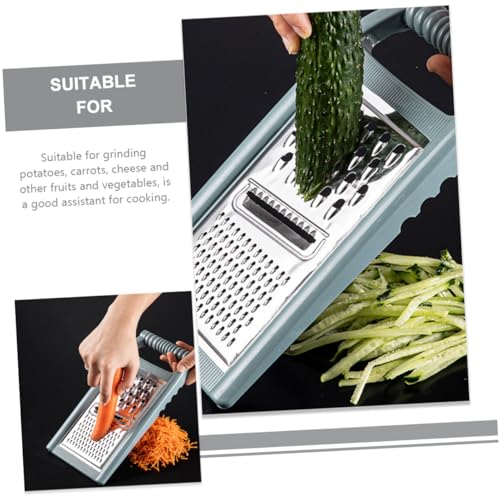 Rallador manual de verduras y queso con manivela miniatura 5