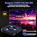 Android TV Box 12.0 4GB RAM 32GB ROM Support 8K 6K Dual-WiFi 2.4G 5.8G Android Box H618 Chipset with HDR10 BT5.0 USB 2.0 3D Ethernet with Mini Backlit Keyboard