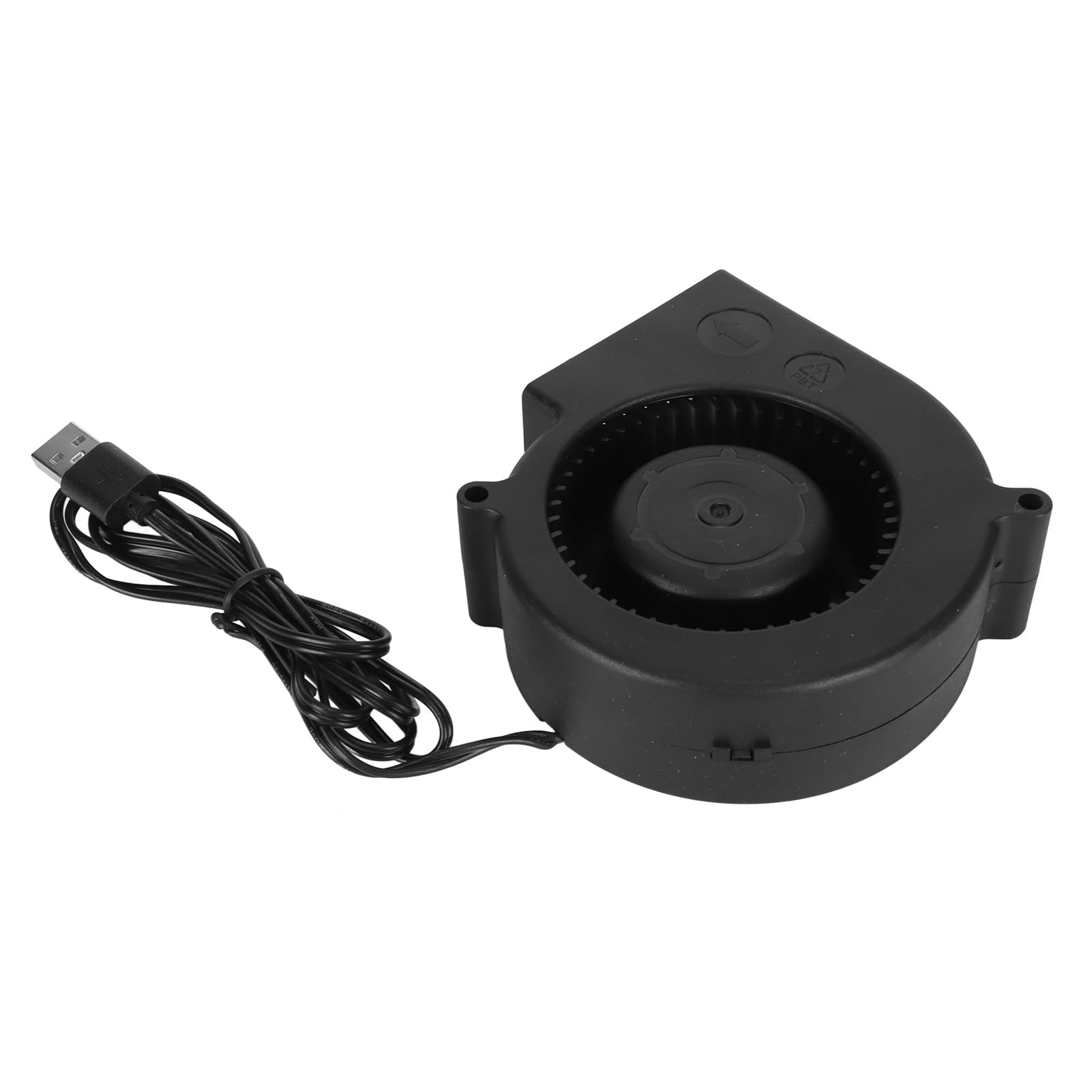 Computer Cooling Fan, 3.8in High 3800 RPM Durable PBT USB Powered PC Case Fan for 3D Printer