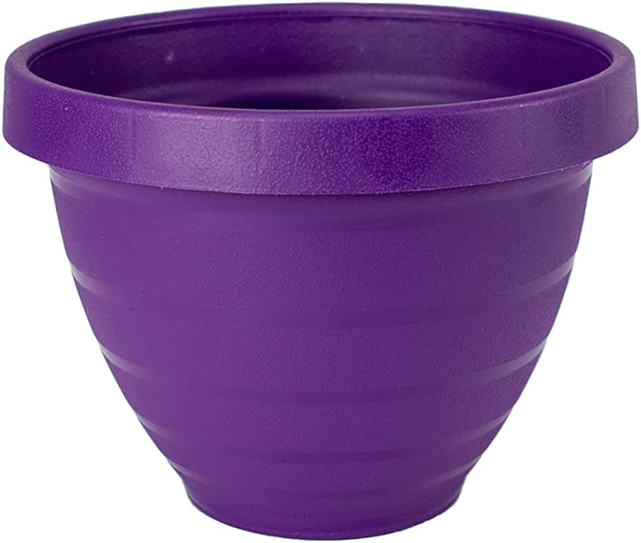 The HC Companies 16 Inch Rings Planter with Self Watering Disk Lightweight Indoor
