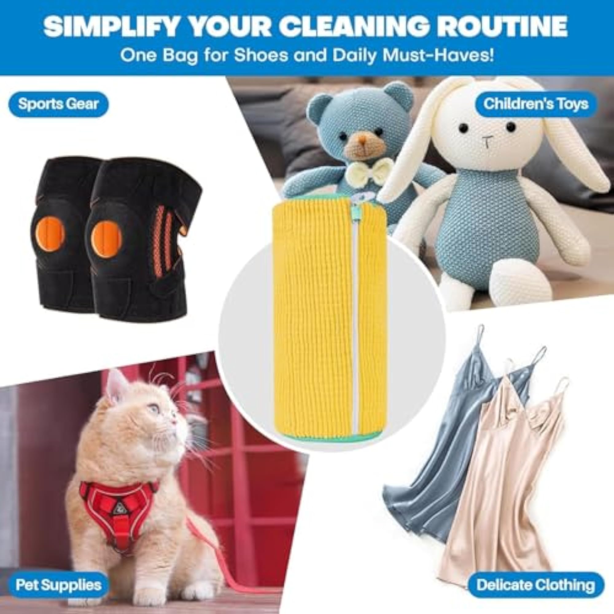 Reusable Shoe Washing Machine Bags, Durable and Versatile