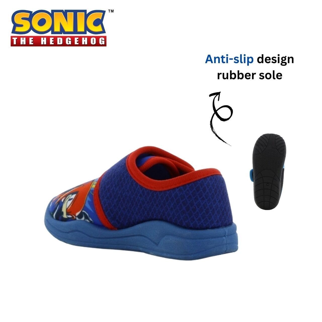 Leomil Sonic Pantofole Bambino Slipper Bambini e Ragazzi, Adatte per la casa e la scuola materna