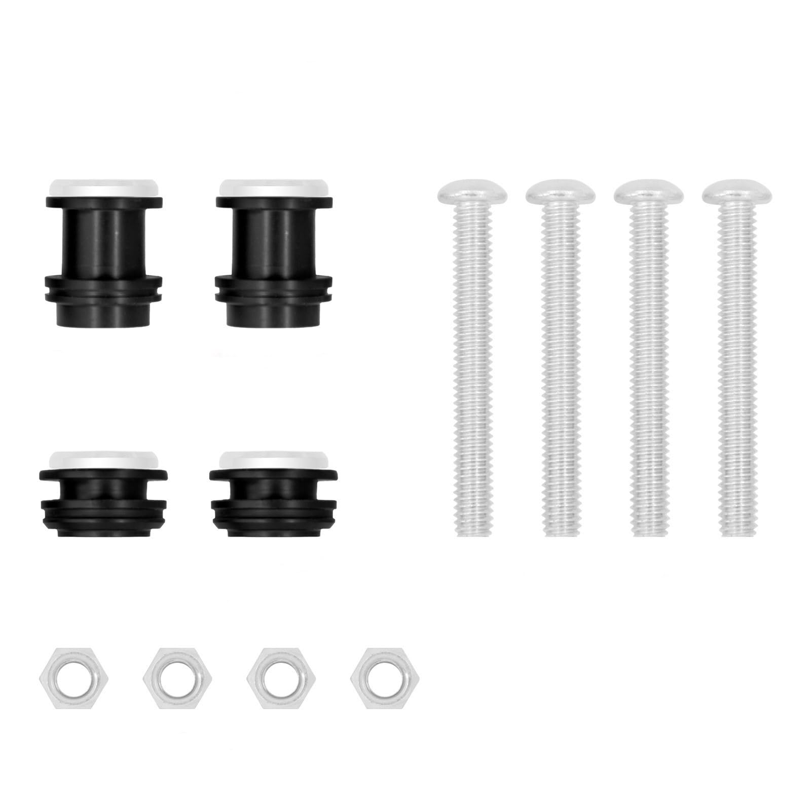 Precisions Fit Sissys Rod Docking Hardware Kit de montage en métal pour porte-bagages de moto XL883 à dégagement rapide