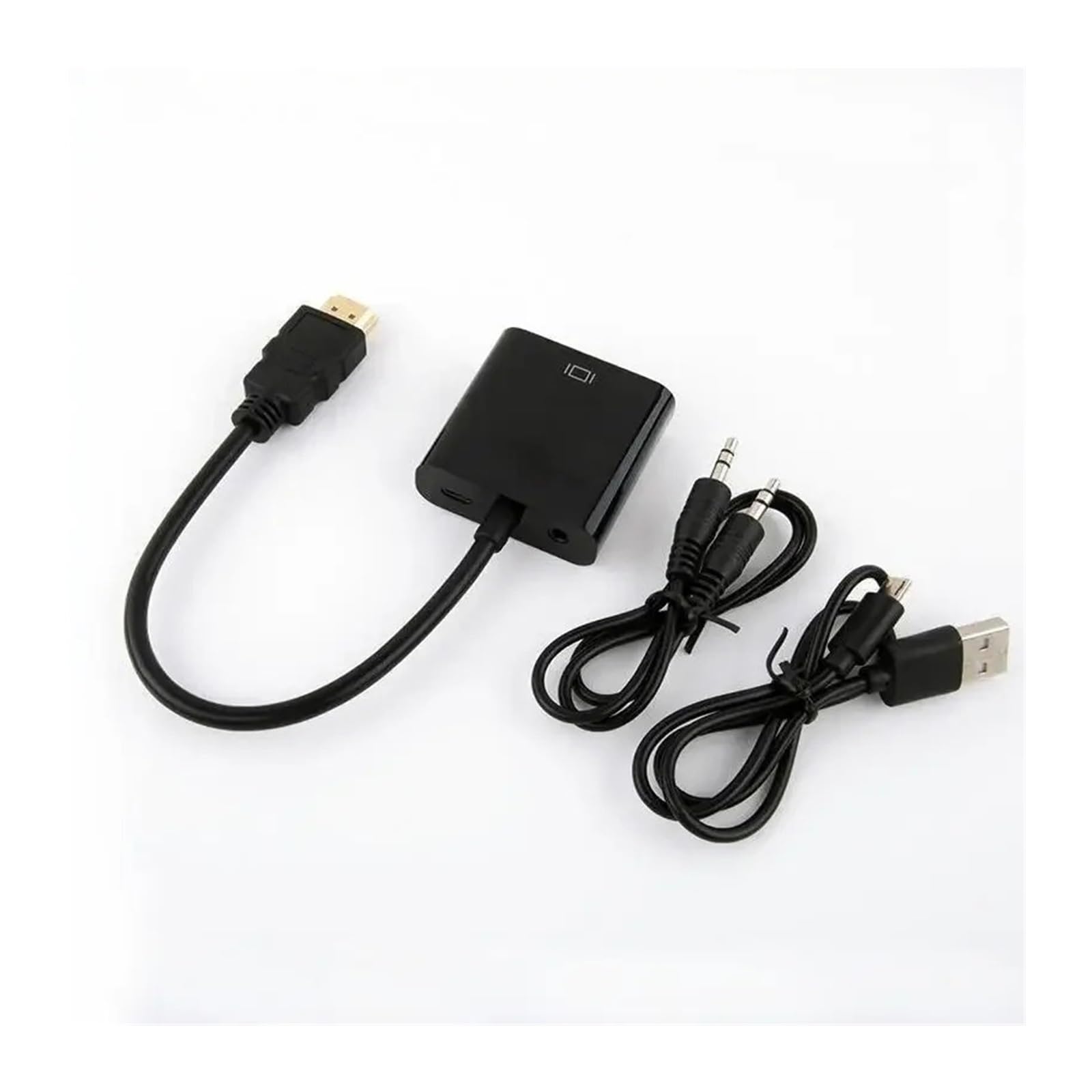HD 1080P HDMI vers VGA avec Câble d'alimentation Audio