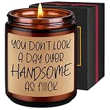 LEADO Scented Candles, Happy Birthday Presents Men, Bday Gifts, Thoughtful Birthday Gifts for Men, H