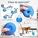 Saolife Interactive Dog Toys, Moving Dog Ball with Touch Activated, Active Rolling Ball for Puppy and Medium Dogs, Squeaky, USB Rechargeable