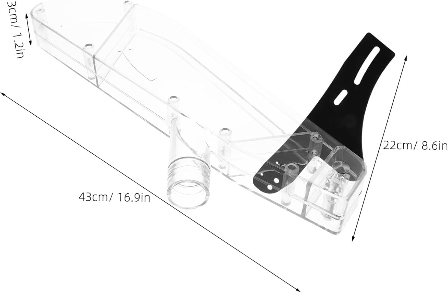 Table Saw Protective Cover Transparent for Easy Installation Safety Compatible Table Saws Essential Woodworking Accessory Easy to Clean