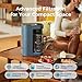 Bluevua RO100ROPOT-Lite(UV) Countertop Reverse Osmosis Water Filter System, Blue, with One Extra ROPOT-LITE Replacement Carafe, Bundle