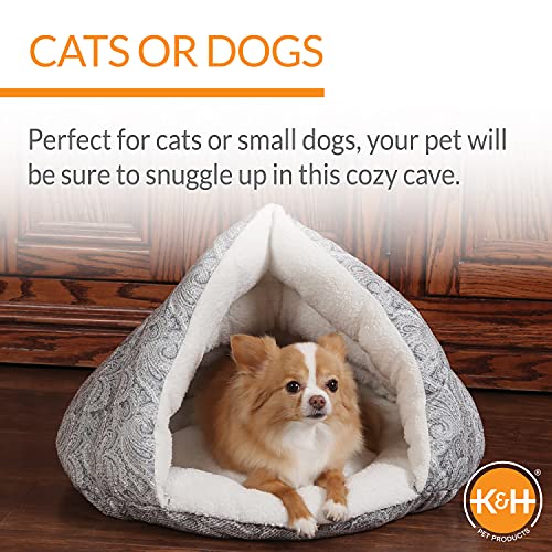 K&H Pet Products Self-Warming Hut Pet Bed Gray Small 18 X 19 Inches #TOP2