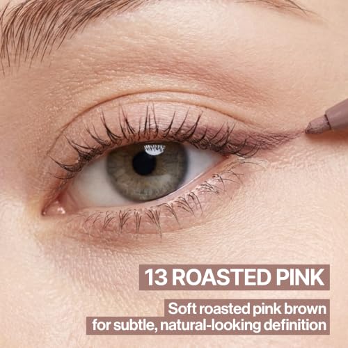 Image of CLIO Sharp So Simple Waterproof Pencil Liner, 2mm Ultra Slim Precision Tip, Smooth Tug Free, Smudge Resistant Long Wear Formula, Clean Eye Definition, Easy Control For Daily Makeup (013 Roasted Pink)