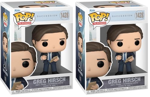 Funko POP! TV: Succession - Greg Hirsh Hirsch - Figura in Vinile da Collezione - Idea Regalo - Merchandising Ufficiale - Giocattoli per Bambini e Adulti - TV Fans - Figura per i Collezionisti