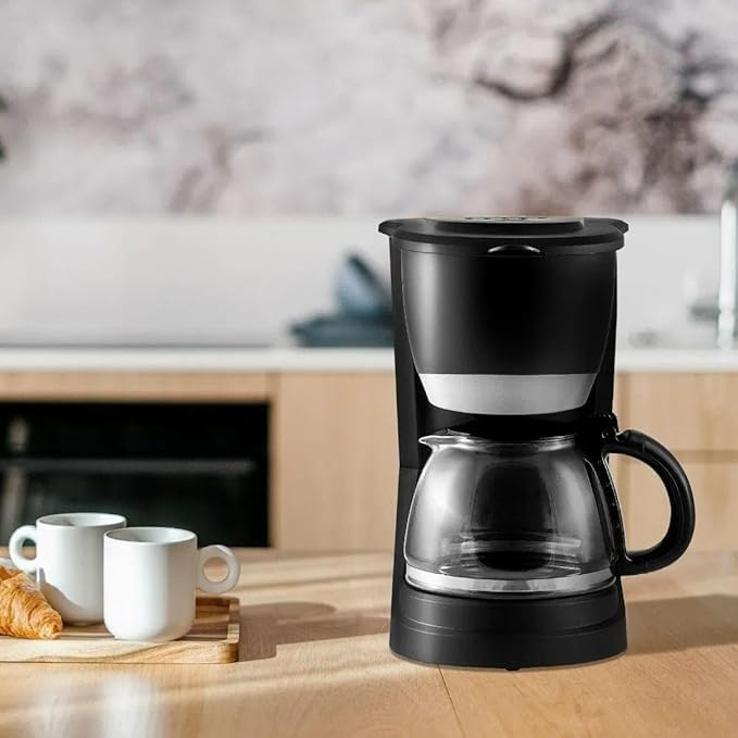 Cafeteira Elétrica 30 Xícaras 1.2L 127V Preta | 800W Café Quente Antigotejamento | Jarra