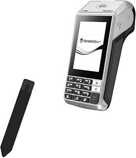 BoxWave Stylus Pouch Compatible with Newland SP880 - Stylus PortaPouch, Stylus Holder Carrier Portable Self-Adhesive - Jet Black