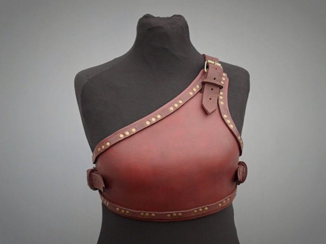 Archery elf Leather Chest Cosplay - Archer Cosplay | Leather Armor | LARP Armor for Women