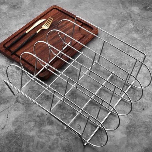 Étagère de barbecue en acier inoxydable rangement compact peu encombrant - 6