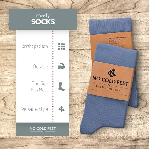 Fun Blue Colorful Novelty Socks for Men for Dress Casual Formal Groomsmen Wedding, 8 Pack4