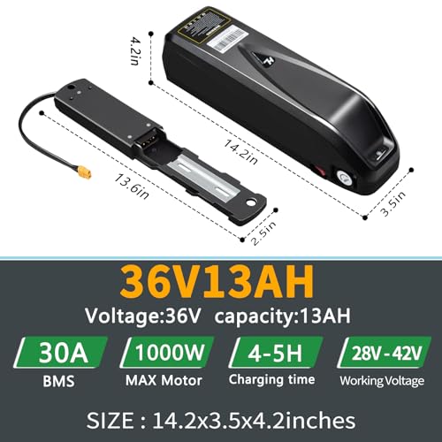Image of 36V 13ah Battery Pack, with 30A BMS, XT60 for DIY Projects