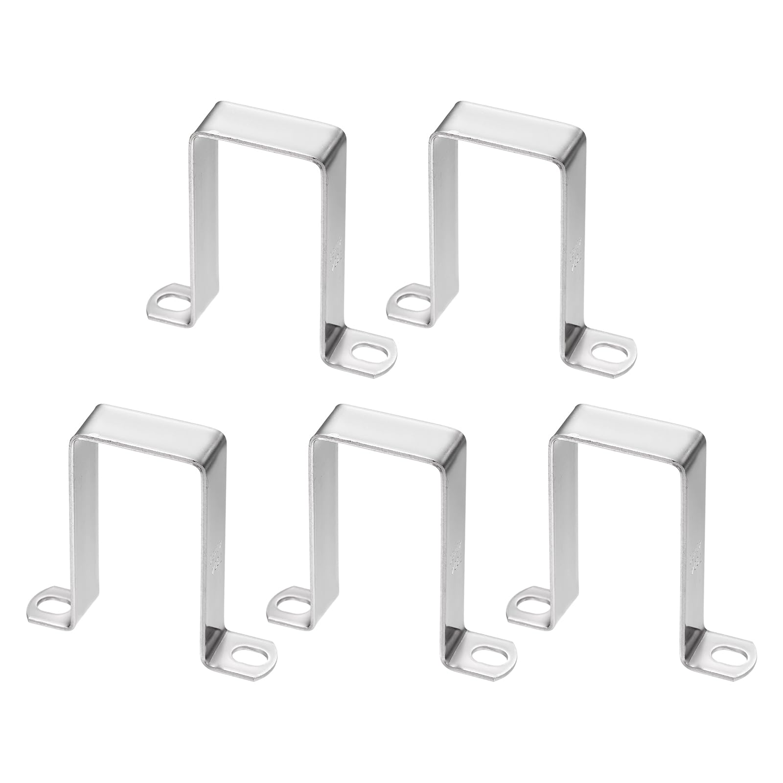 Collier de serrage carré inox pour câble et tuyau rectangulaire