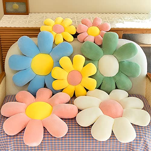 Image of Tickles Polyester 19.6 inch Flower Floor Pillow Cushion Seating Pad Sunflower Chair Cushion Throw Pillow For Comfort Home Decoration (Size: 48 Cm; Color: May-Vary), Brown