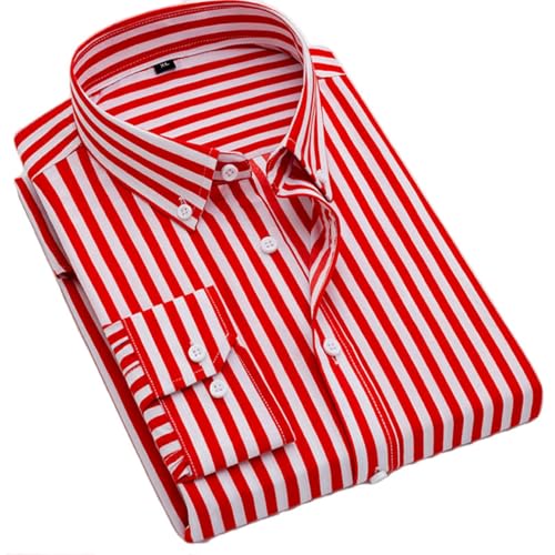 Chemise rayée verticale homme chic décontractée élégante