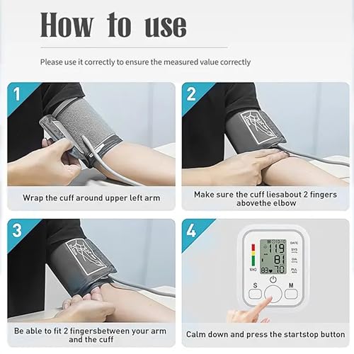 Image of Aika Combo Pack: AK-555 Arm Digital Blood Pressure Monitor with Voice Guidance & 3-Ball Respiratory Exerciser for Accurate Health Monitoring (6 Month Warranty), White