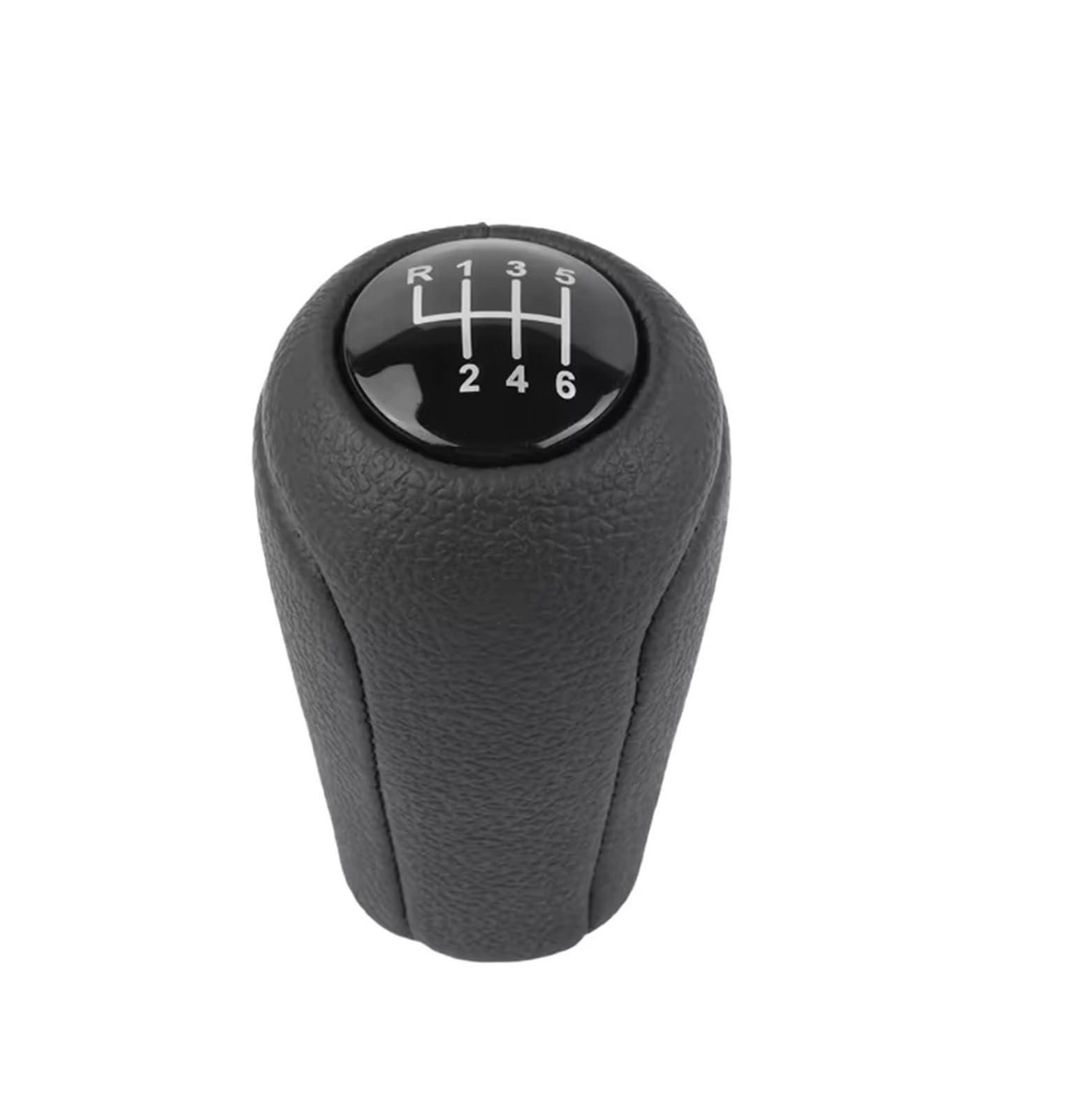 Ouvecr Leather 6 Speed Car Shift Gear Knob Handle For Mazda 3 Bk Bl 5 Cr Cw 6 Ii Gh For Cx-7 Er For Mx-5 Nc Iii 5/6 Speed Lever Ball Leather Gear Shift Knob Car Accessories Gear Shift Cover(Leather 6 Speed)