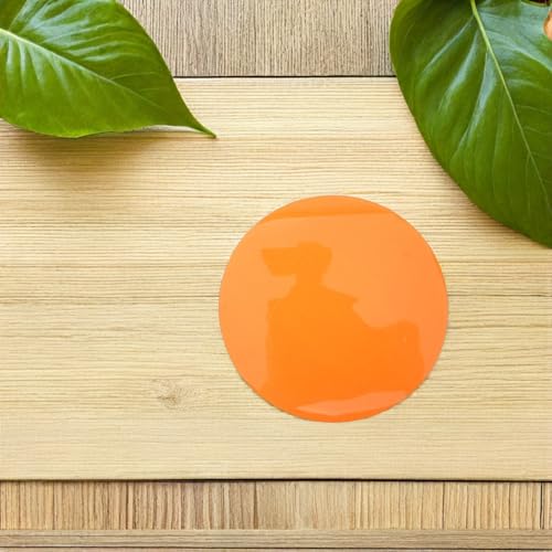 Filtros de luz de alta resistencia láminas gel autoadhesivas naranja 10 unidades 6