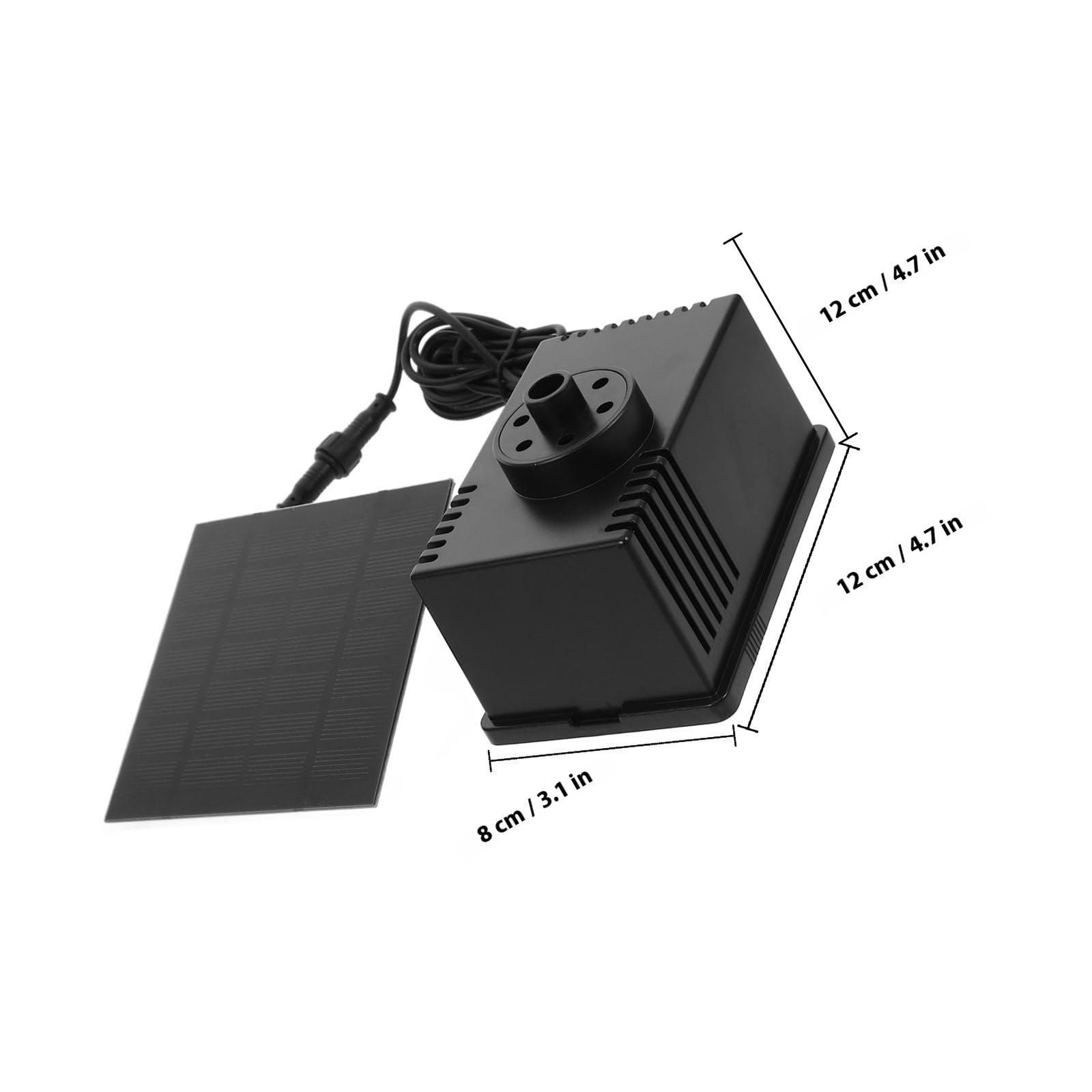 Bomba de Fuente Solar 7v 1.5w 180 L/h Motor sin Escobillas