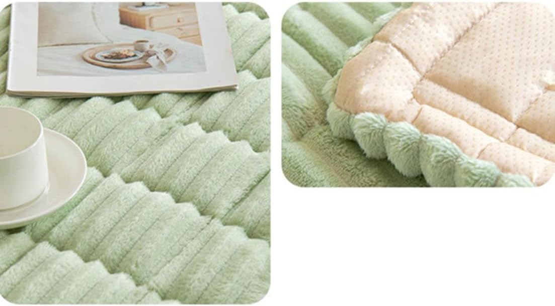 [DLAWF] シートクッション ロング 北欧 ざぶとん 厚手 長座布団 グリーン いす用クッション お昼寝クッション ごろ寝長座布