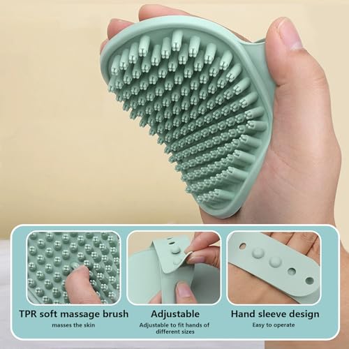 Image of Grooming Brush Kit - 8 Pcs for Shedding & Matted Fur, Self-Cleaning with Flea Comb, Includes Indoor Microbrush, Cat Toothbrush Collapsible Dog Bowls for Travel