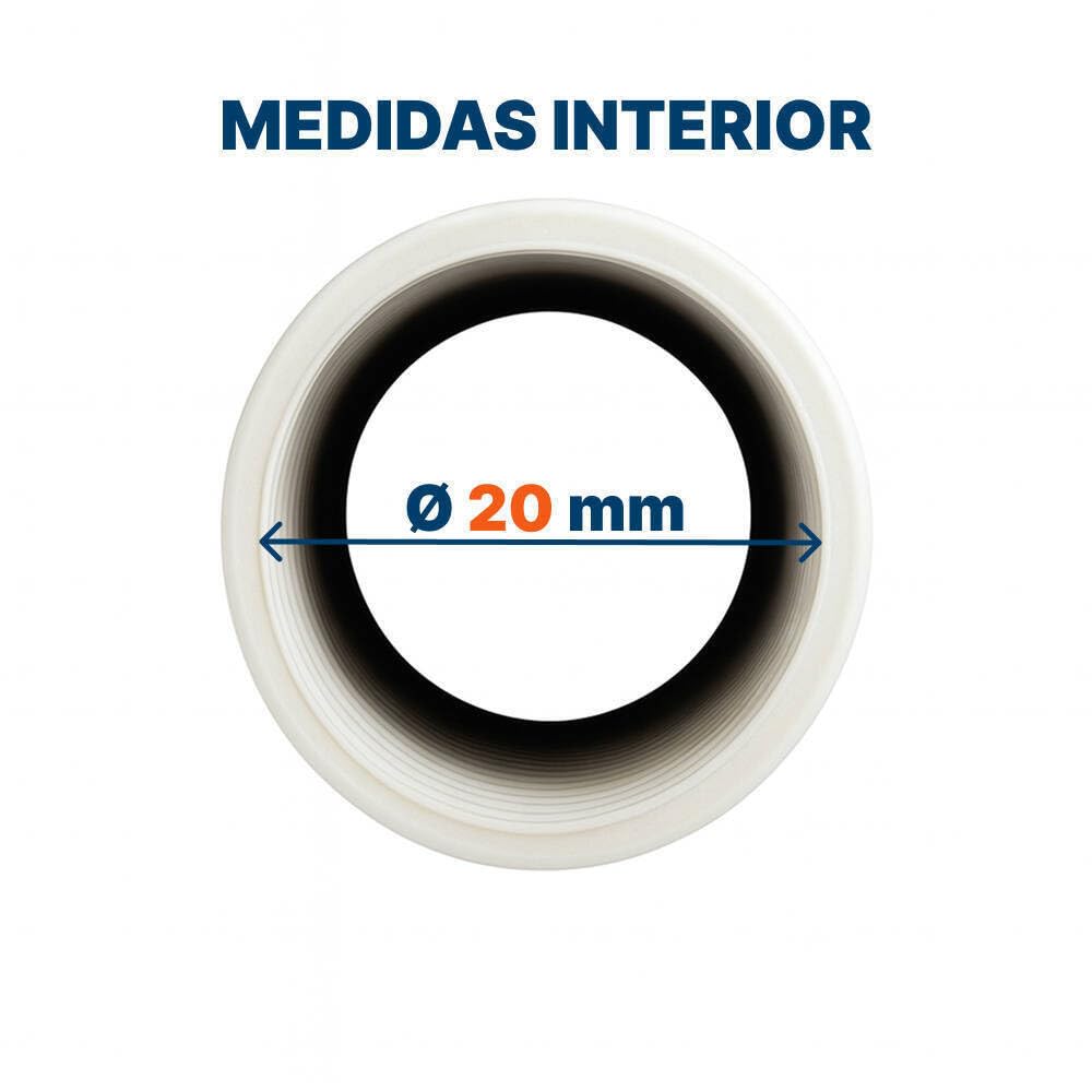 Tubo De PVC Flexible Electroflex Ø20 mm – Rollo de 25 Metros – Protección Para Cableado – Instalación Segura – Apto Para Interior y Exterior – Color Blanco