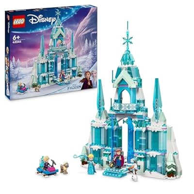 LEGO | Disney Princess Frozen Palacio de Hielo de Elsa Castillo de Juguete, Mini Muñecas Elsa y Anna y Muñeco de Kristoff, Regalo de Fantasía para Niñas y Niños de 6 Años o Más, Figura de Reno 43244 | Ya disponible en tu tienda friki favorita! En mundofriki.es!