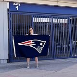 Rico Industries NFL New England Patriots, 0,9 x 1,5 m, baner, jednostronna flaga z przelotkami